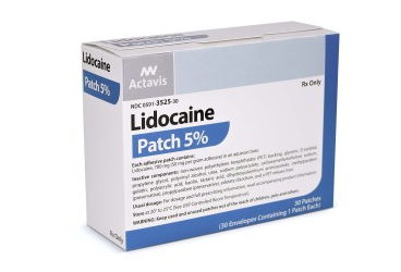 LIDODERM 5 %  1�30 PATCHES